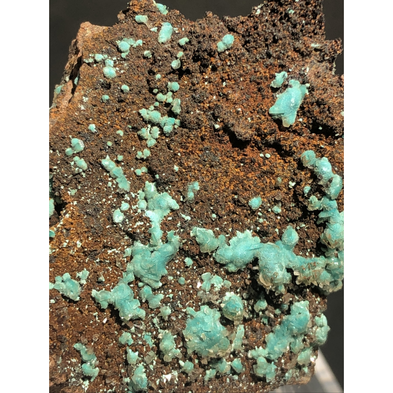 Rosasite,Ojuela mine, Mapimi, Mexico