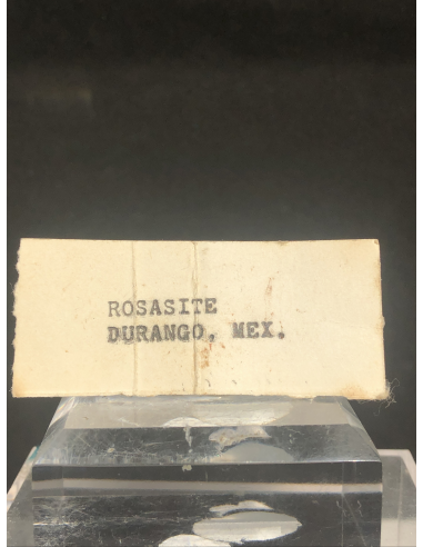 Rosasite,Ojuela mine, Mapimi, Mexico