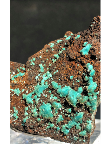Rosasite,Ojuela mine, Mapimi, Mexico