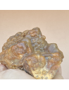Smithsonite epimorph on calcite, San Giovanni mine, Sardinia, Italy