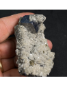 Cubic galena on calcite - Sweetwater mine, Missouri, USA