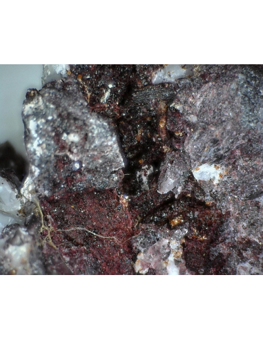 Piemontite Romeite  -  Praborna Aosta Valley   Italy