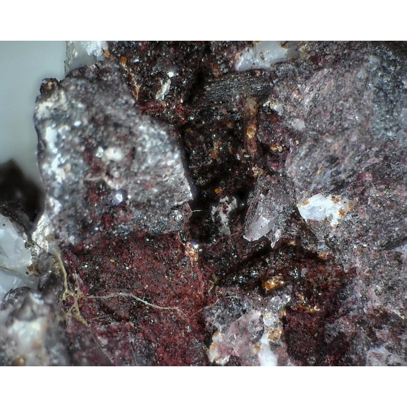 Piemontite Romeite  -  Praborna Aosta Valley   Italy