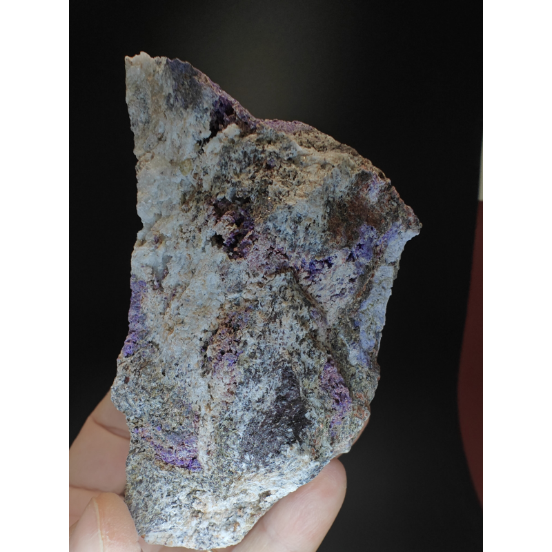 Diopside var Violane & Alurgite -  Praborna Aosta Valley   Italy