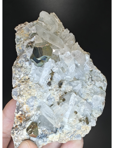 Iridescent Pyrite   Quartz- Westy kalimantan Indonesia 2