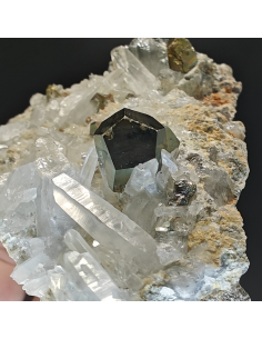Iridescent Pyrite   Quartz- Westy kalimantan Indonesia
