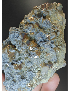 Iridescent Pyrite   Quartz- Westy kalimantan Indonesia 2