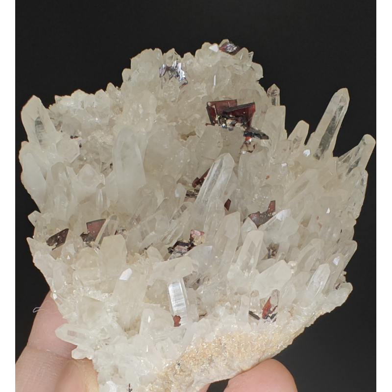 Hubnerite Quartz - Pasto Bueno Perù