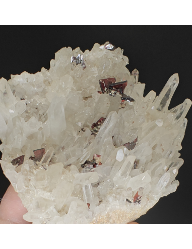 Hubnerite Quartz - Pasto Bueno Perù