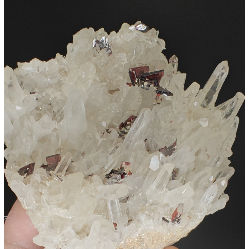 Hubnerite Quartz - Pasto Bueno Perù
