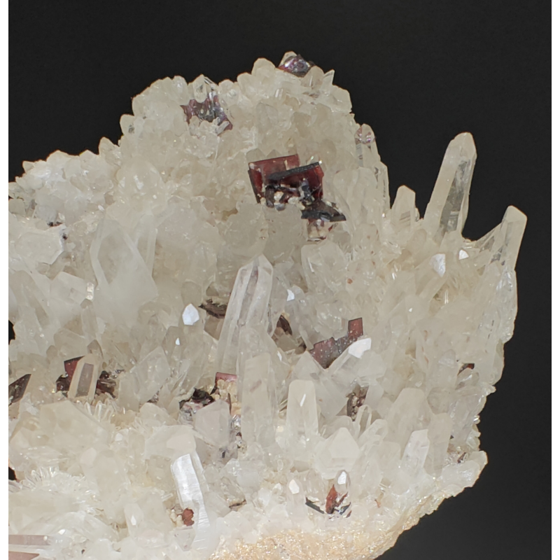 Hubnerite Quartz - Pasto Bueno Perù