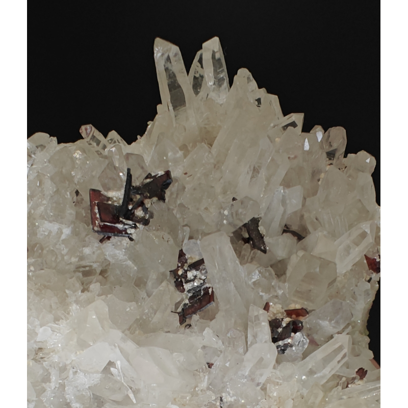 Hubnerite Quartz - Pasto Bueno Perù