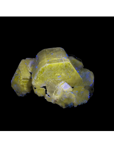 Fluorescent Apatite  - Panasqueira, Portugal