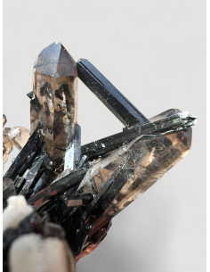 Smoky quartz, Aegirine, M. Malosa, Malawi 2