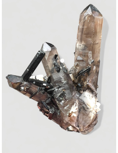 Smoky quartz, Aegirine, M. Malosa, Malawi