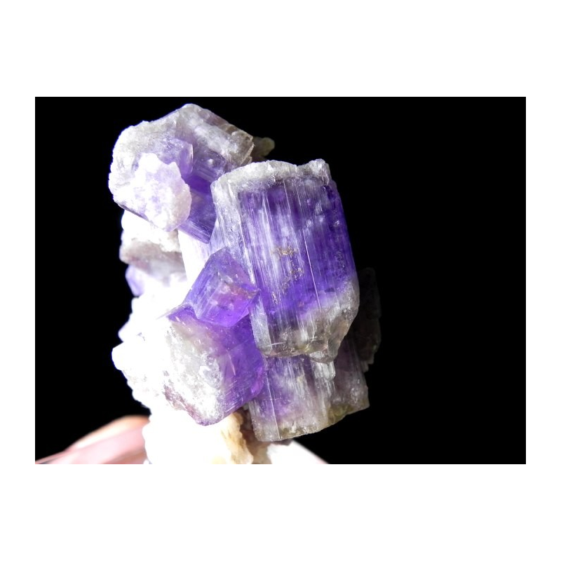 Purple Apatite -  Shengus, Haramosh Mts., Skardu District, Baltistan, Gilgit-Baltistan, Pakistan