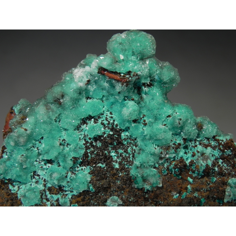 Blue Aragonite - Gerfalco, Montieri, Grosseto Province, Tuscany, Italy