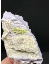 Sulfur, aragonite - Cozzodisi mine, Agrigento,  Sicily, Italy