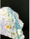 Sulfur, aragonite - Cozzodisi mine, Agrigento,  Sicily, Italy